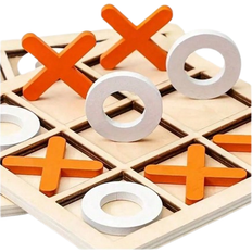 Premium Wooden Tic Tac Toe Game Set