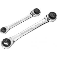 Facom Quatro Ratcheting Spanner Set 2 Pieces Spärrnyckel