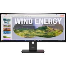Lenovo Välvd skärm Bildskärmar Lenovo ThinkVision T34WD-40 34 Inch LED Display