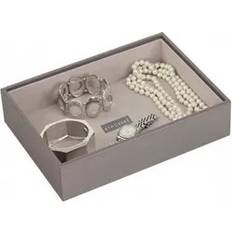 Stackers Jewellery Boxes Stackers Classic Mink Grey Velvet Stacker Lid