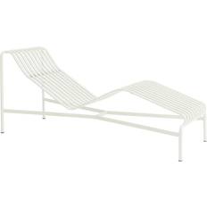 Hvid - Stål Solsenge Hay Palissade Chaise Longue 164.5 cm Cream White