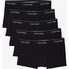 Lav talje Underbukser Calvin Klein Low Rise Trunks Icon Cotton Stretch - Black