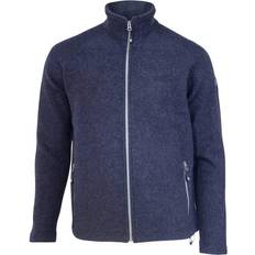 Ivanhoe of Sweden Danny Full Zip 100% Boiled Wool - Navy