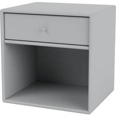 Gråa Sängbord Montana Furniture Dream Fjord Bedside Table 30x35.4cm