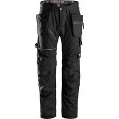W35 Arbejdsbukser Snickers Workwear 6215 RuffWork Holster Pockets Trousers - Black