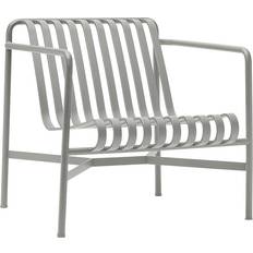 Hay palissade lounge chair low Hay Palissade Low - Sky Grey Lounge Chair