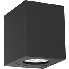 Nordlux Canto Kubi 2 Black Wall Flush Light 9cm