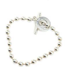 Gucci Smycken Gucci Vintage Förägt Pärlad Silver Toggle Armband - One Size