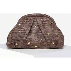 Brown Beach Bags Shein Retro Women Crochet Beach Bag Large Capacity - Red Rivet