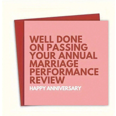 Shein 1PC Funny & Unique Text Greeting Card For Love