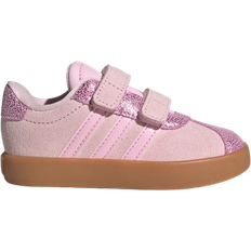 adidas Kid's VL Court 3.0 Shoes - Clear Pink/Clear Pink/Gum