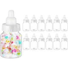 Baby Shower Party Supplies Shein 12pcs Mini Transparent Plastic Candy Jars