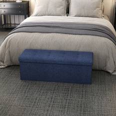 Blue Storage Benches Temu Ottoman Bed 38 x 110 x 38 cm Storage Bench