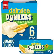 Recycled Packaging Food & Drinks Dairylea Dunkers Jumbo Tubes Cheese Snacks 41g 6pack
