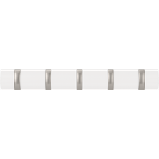 Umbra Flip 5 White/Nickel Coat Hook 50.8cm