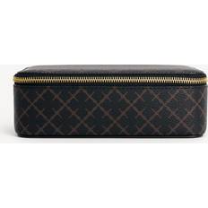 Brown - Unisex Toiletry Bags & Cosmetic Bags By Malene Birger Bae Cosmetic Case - Dark Chokolate