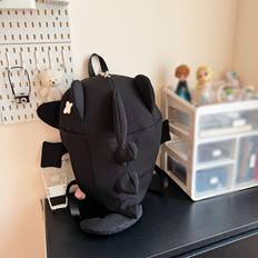 Cute Shark Creative Personality Backpack - Black