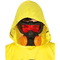 Atemschutz Gasmaske Schwarz Orange