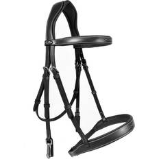 Madrid Leather Horse Snaffle Bridle - Cob/Black
