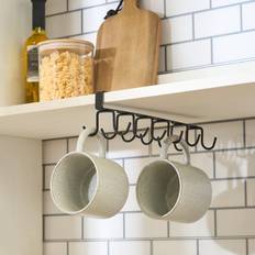 OHS Wire Under Shelf Mug Storage Black Hook & Hanger
