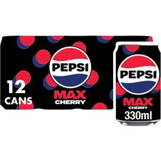 Pepsi Max Cherry No Sugar 12 x 330ml Cans 12pack