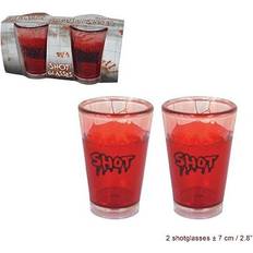 Röda Snapsglas ESPA Blodiga Shotglas Snapsglas