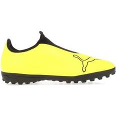 Puma Yellow Sport Shoes Puma Junior Finesse Laceless Turf Football Boots - Yellow/Black