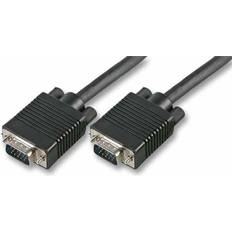 Cables Pro Signal 2m Black Plug To Plug SVGA Lead