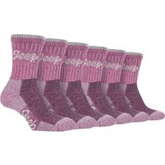 Hiking - Pink Clothing Jeep Multipack Premium Cotton Padded Anti-Blister Hiking Socks - Pink