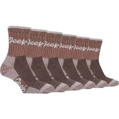 Multipack Premium Cotton Padded Anti-Blister Hiking Socks - Tan/Cream