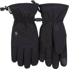 Heat Holders Mens Fleece Thermal Gloves - Black