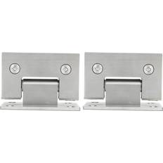 2Pcs Heavy Duty Glass Door Hinges