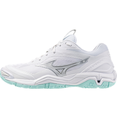 Mizuno Hvid Håndboldsko Mizuno Wave Stealth 6 Dame - Hvid/Blue Tint