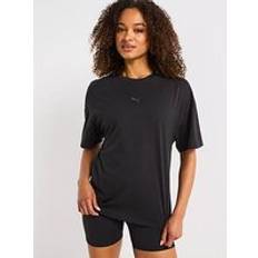 Puma Women T-shirts Puma Train Oversized T-shirt Top Tee - Black