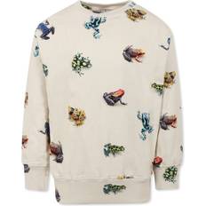 Molo Drenge Sweatshirts Molo Mattis Vibrant Frogs Sweatshirt - Beige