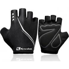Multicoloured Gloves & Mittens Keshen Breathable Damping Riding Gloves Half-finger - Black