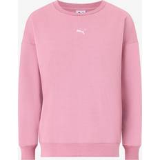 Puma Rosa Tröjor Puma Ess Oversized Crew FL Sweatshirt - Poised Pink