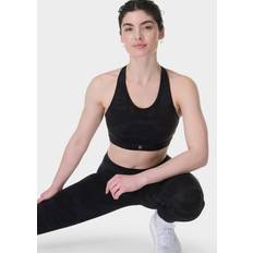 Camouflage - Women Bras Sweaty Betty Power High Impact Sports Bra - Ultra Black Camo