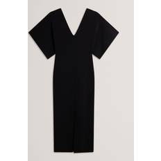 Ted Baker Klänningar Ted Baker Black Rebecca V-Neck Knitted Midi Dress