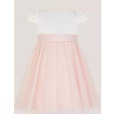 12-18M Dresses Monsoon Baby Girls Satin Bridesmaid Dress - Pink