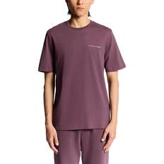 Lyle & Scott T-shirts Lyle & Scott Script T-Shirt Dusky Maroon Herr