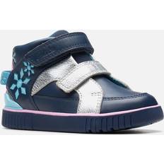 Clarks Oslo Play T Girls First Ankle Boots - Navy