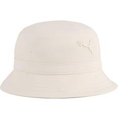 Adult - Polyester Hats Puma Premium Essential Logo Bucket Hat - White