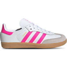 adidas Kid's Samba OG - Cloud White/Lucid Pink/Gum