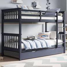 Beds Flair Wooden Zoom Goosewing Grey Bunk Bed 99x200cm