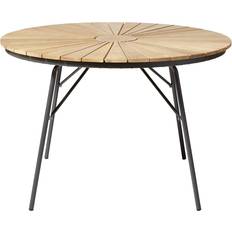 Aluminium - Ihopfällbar Trädgårdsbord Cinas Ellen Ø130cm