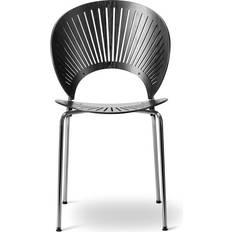 Fredericia Furniture Køkkenstole Fredericia Furniture 3398 Trinidad Stol Black Ash/Chrome Køkkenstol 85cm