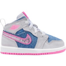 Nike Jordan 1 Mid SE TD - Cobalt Bliss/White/Pink Glow