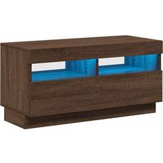 Træ TV-borde vidaXL Cabinet with Led Lights TV-bord 80x40cm