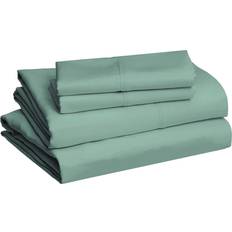 Amazon Lightweight Super Soft Bed Sheet Green (259x228.6cm)